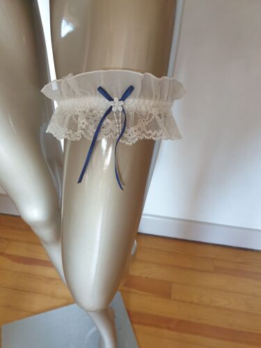 Jarretière En Dentelle Écru Luna