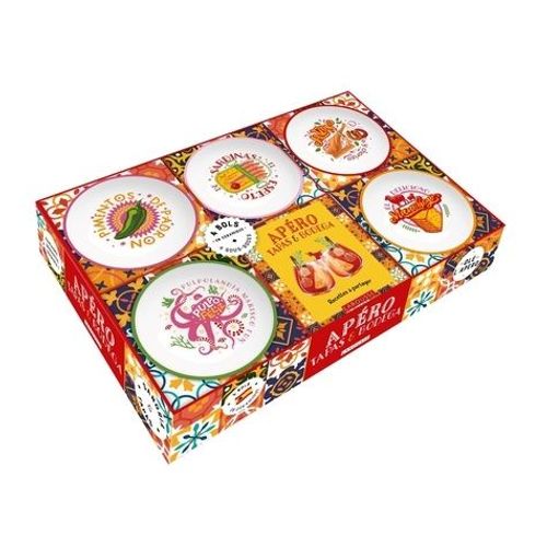 Apéro Tapas & Bodega - Avec 5 Bols En Céramique Et Un Livret De Recettes