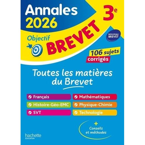 Tout-En-Un 3e Annales Brevet - Sujets & Corrigés