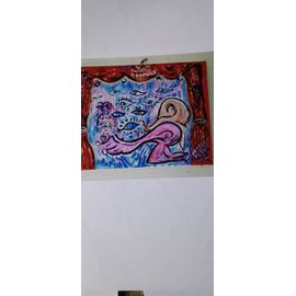 Théâtre Érotique. Tableau Humouristique Signé Par Helr Elena 61x50 Remise Pour Le Mois D Août De 50 Pour Cent Signature Original