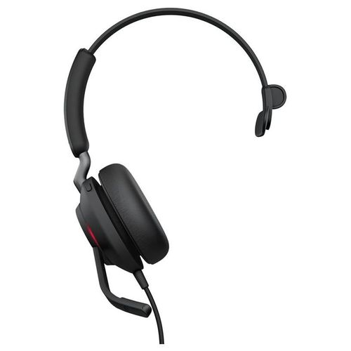 Jabra Evolve2 40 SE UC Mono - Micro-casque - sur-oreille - filaire - USB-A - isolation acoustique - Optimisé pour la CU
