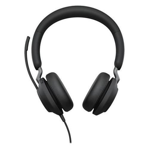 Jabra Evolve2 40 SE UC Stereo - Micro-casque - sur-oreille - filaire - USB-A - isolation acoustique - Optimisé pour la CU