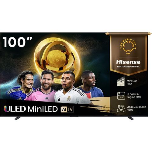 TV Mini LED QLED Hisense 4K UHD 100U7Q PRO 253 cm 2025