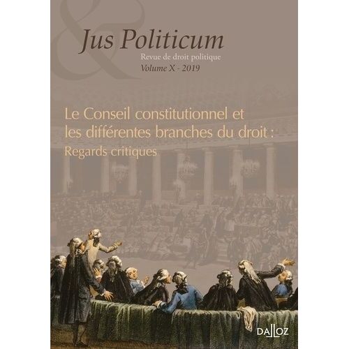 La Jurisprudence Du Conseil Constitutionnel Et Les Différentes Branches Du Droit : Regards Critiques