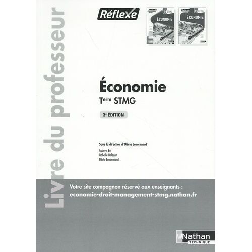 Economie Tle Stmg - Livre Du Professeur