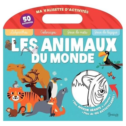 Les Animaux Du Monde - Avec Un Poster Géant, 100 Autocollants