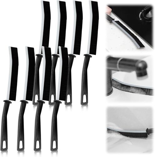 [8 Pièces] Brosses à Joints de Carrelage et Salle de Bain,Joint Carrelage pour Éviers,Toilettes,Cuisine-Poignée Ergonomique Antidérapante,Nettoyant Joint Carrelage,Rainureuse