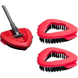 Lot de 2 têtes de Rechange rotatives pour Turbo EasyWring-de Nettoyage pour lavabo,carrelage,Salle de Bain