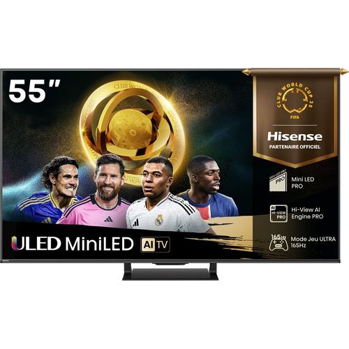 TV Mini LED QLED Hisense 4K UHD 55U7Q PRO 139 cm 2025