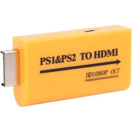 ChenQuanSarl-Convertisseur Ps1 / Ps2 Vers Hdmi, Petit Adaptateur Hdmi Professionnel Pratique 1080P Hd Pour La Conversion Audio Et Vidéo