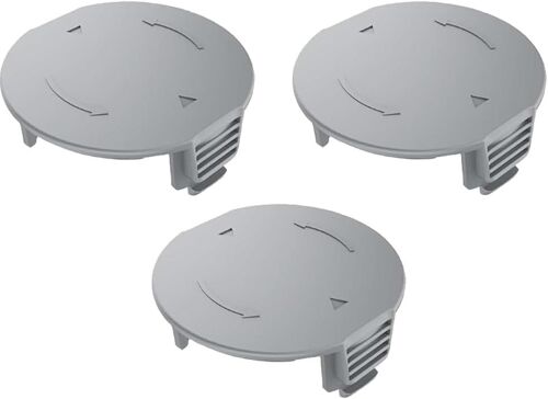 MEVRONISSHOP-Capuchons de Bobine de Tondeuse, 3 Capuchons de Rechange pour Bobine, compatibles avec Bosch Universal GrassCut 18v-26, Universal GrassCut 18v-260