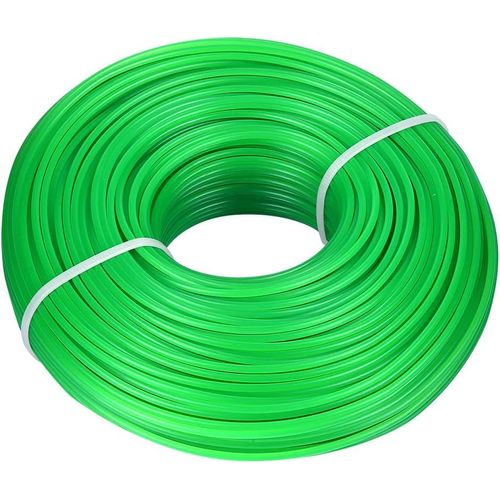 Fil Nylon pour Coupe Bordure débroussailleuse 2,0 mm x 100 M Universel DIY Bobine Fil pour Coupe Bordure