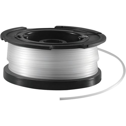 Bobine de Rechange pour Coupe-Bordures, Bobine Reflex, 10 m de Fil en Nylon Reflex, Fil de ¿1,5 mm, A6481-XJ Noir/Transparent