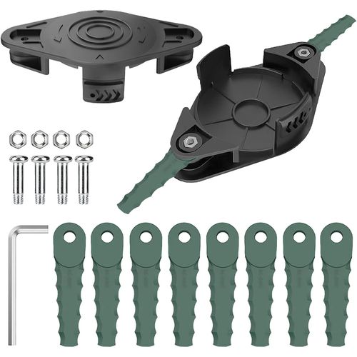 Tête de débroussailleuse compatible avec PRTA 20-Li B2- IAN 330831,PRTA 20-Li C3- IAN 351753,Parkside (1 tête de débroussailleuse,8 lames de rechange + 4 vis)