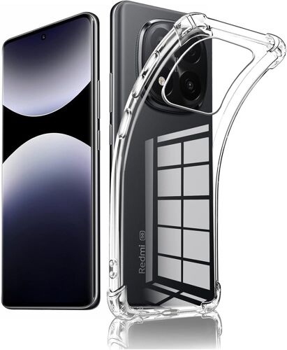 1* Coque Compatible Avec Xiaomi Redmi Note 14 Pro Plus 5G Coque De Protection, Transparent Étui De Protection En Silicone Antichoc Tpu Bumper