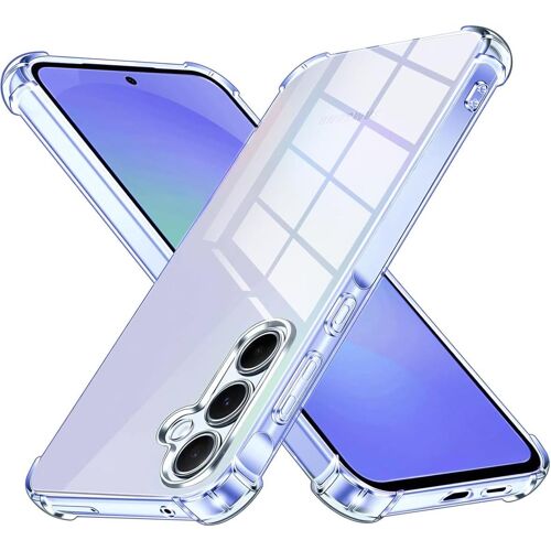 1* Coque Compatible Avec Samsung Galaxy A36 5G Coque De Protection, Transparent Étui De Protection En Silicone Antichoc Tpu Bumper[MAG6200064]