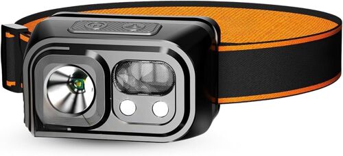 Lampe Frontale Led Rechargeable - 2000 Lumens - Lampe Frontale Légère, Confortable, Étanche Et Batterie Usb-C - Lumière Frontale Puissante Pour Trail Running, Camping, Randonnée Et Travail