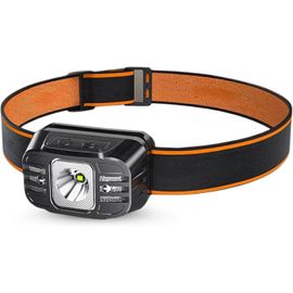 Lampe Frontale Led Rechargeable - 2000 Lumens - Lampe Frontale Légère, Confortable, Étanche Et Batterie Usb-C - Lumière Frontale Puissante Pour Trail Running, Camping, Randonnée Et Travail