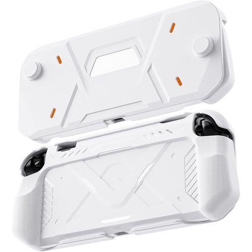 Gjfty-Coque De Protection Pour Nintendo Switch 2, Coque Avant En Pc Rigide + Coque Arrière En Tpu Souple, Anti-Rayures, Prise En Main Ergonomique, Compatible Avec La Nouvelle Switch 2 2025 - Blanc