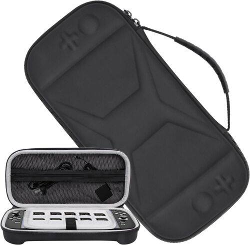 Sac pour Console Nintendo Switch 2 2025,Sac de Voyage avec 10 Cartouches de Jeu,étui Rigide de Protection Portable Coque pour Console Nintendo Switch 2 2025 et Accessoires,Noir