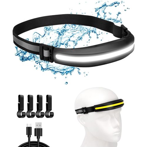 Jgd-Lampe Frontale Led Rechargeable, Ultra Grand Angle De 230°, Étanche Ipx4, 4 Modes D'éclairage, Lampe Frontale Pour Jogging, Camping, Randonnée Et Extérieur