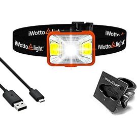 Lampe Frontale Led Usb Rechargeable Avec Sangle Ajustable Et Support Pour Vélo - Haute Puissance Et 5 Modes - Étanche Et Résistante À La Poussière - Course À Pied, Pêche, Cyclisme