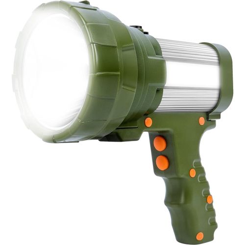 Lampe Torche Led Ultra Puissante Rechargeable Usb 6500k 10000 Mah Avec Lumière Latérale Lampe De Poche Etanche Haute Puissance (Vert)