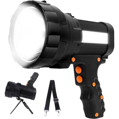 Subzonal-Lampe Torche Led Rechargeable Étanche Ipx4 Lampe De Poche Ultra Puissante 15000lm 10000mah Super Brillante Longue Portée Urgence Lampe 6modes Haute Puissance Camping Lanterne Pour Randonnée