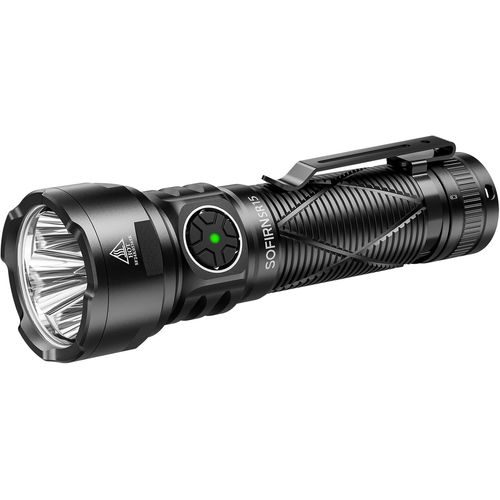 Lampe Torche Led Sr15 Lampe De Poche 4500 Lumens, Portée De 510 M, Edc Lampe Torche Rechargeable D'extérieur Ultra-Lumineuse Pour Le Camping, La Randonnée Et Les Urgences[Z1351]