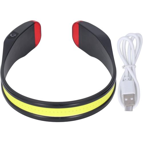 Lampe Frontale Led Cob, Rechargeable Torche Frontale 260° Grand Angle 350lm Sortie Lumière De Sevrage Lampe De Travail Pour Casque Portable 3 Modes Pour La Randonnée[Z1494]