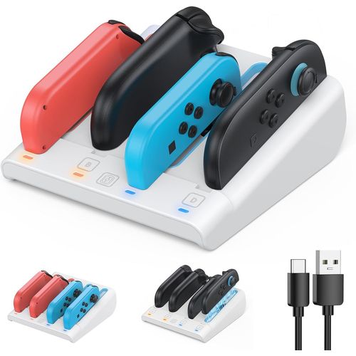 Eryi-Chargeur Manette Pour Switch 2/Switch 1/Switch Oled, Chargeur Compatible Avec Nintendo Switch 2 Pour Joycon 2, Accessoires Pour Switch 2/Switch 1/Switch Oled