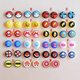 Lot De Capuchons De Joysticks En Silicone Pour Manette Nintendo Switch Et Switch Lite (P)