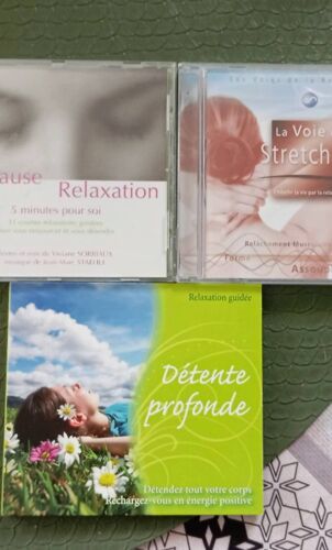 Relaxation Guidée Lot De 3 Cd
