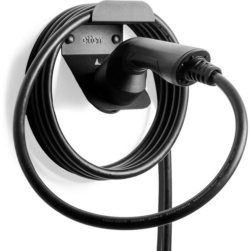 Support De Chargeur De Voiture Électrique Base, Crochet Mural, Tuyau, Chargeur De Batteries De Voiture Électrique, Ev, Organisateur De Câbles, Accessoires De Voiture, Accessoires De Moto (Noir)