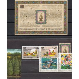 Nations Unies ( Genève ) Timbres De L'Année 1988