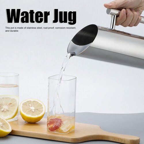 2l Grande Capacité En Acier Inoxydable Cruche D'eau Potable Froide Maison