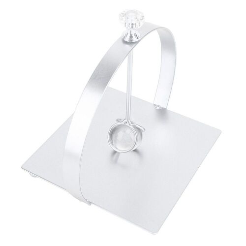 (Argent)Porte Serviette En Fer Pour Distributeur De Serviettes De Table Avec Ob