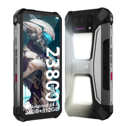 8849 Tank 2 Pro Téléphone Portable Incassable,23800mAh,24GO+512GO Noir