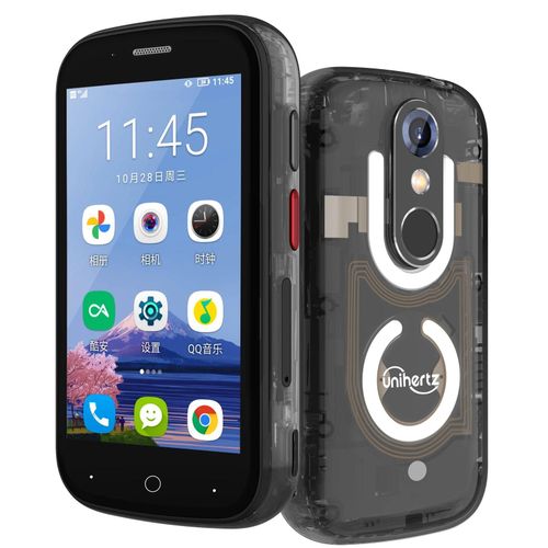 Unihertz Jelly Star Mini Téléphone Portable,8Go+256Go Noir