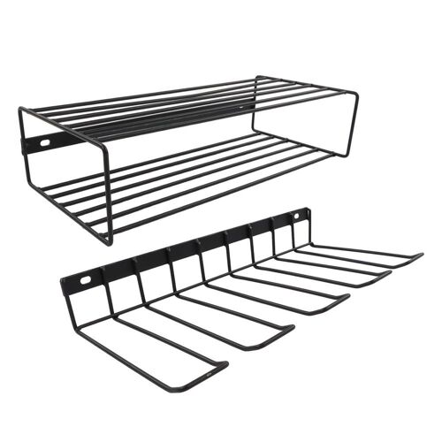 Étagère à Outils Flottante Support De Rangement Mural En Acier Allié Capacité De