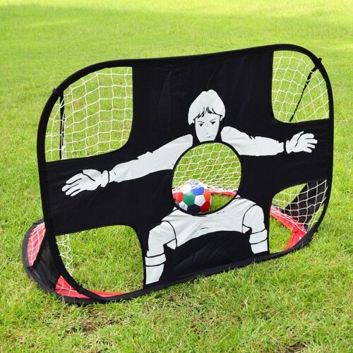 (Dual Objectif De But Avec Cible) Goal De Football Portable À Double Usage