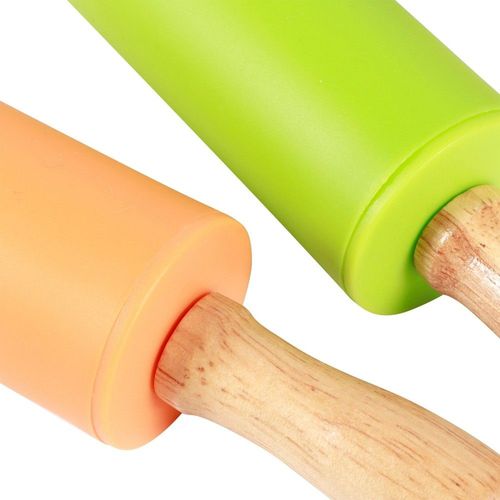 4pcs Mini Rouleau À Pâtisserie Poignée En Bois Rouleaux À Pâtisserie En