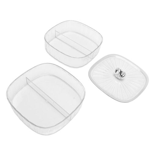 Plateau À Collations En Plastique À 2 Couches Pour Bonbons Et Fruits Secs