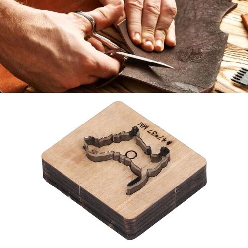 Matrice De Découpe En Cuir En Forme De Chien Outil De Moulage Artisanal 47 X 37