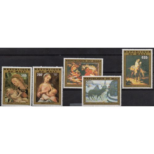 Mali Timbres De Noël 1980-1981