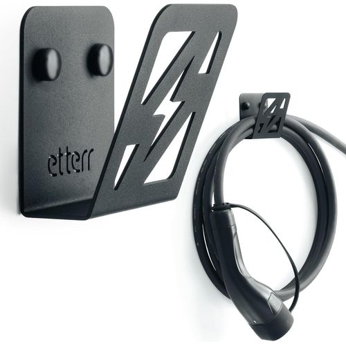 | Support De Chargeur De Voiture Électrique Base | 100% Acier | Fabriqué En Europe | Support Câble De Recharge Voiture Électrique | Cable Recharge Voiture Electrique | Accessoire Voiture
