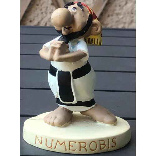 Figurine Numerobis En Résine Atlas Et Plastoy 2000, Astérix Et Obélix, Uderzo, Goscinny, Bd, Bande Dessinée