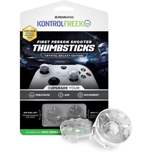 Eryi-Fps Freek Galaxy Crystal Pour Manette Xbox One Et Xbox Series X | Baguettes Performantes | 1 Taille Haute, 1 Mi-Haute | Cristal