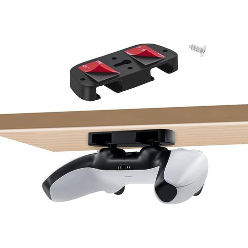 Lkljij-Support De Manette Sous Le Bureau Pour Ps5, Horizontal Support De Table Pour Ps4, Game Manette Under Desk Mount Holder Pour Ps4/Ps5 Manette Accessoires, Support De Bureau Pour Ps5