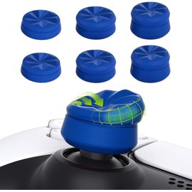 Capuchon pour ps5 Manette Protection Stick Analog pour ps5 Edge,Joystick Grips Caps pour Xbox One/Core/Elite Series 2/Switch Pro,Hurricane Thumbstick Cover pour ps4 Controller-Bleu,3 Paires